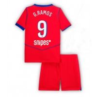 Paris Saint-Germain Goncalo Ramos #9 Tretí Detský futbalový dres 2025-26 Krátky Rukáv (+ trenírky)